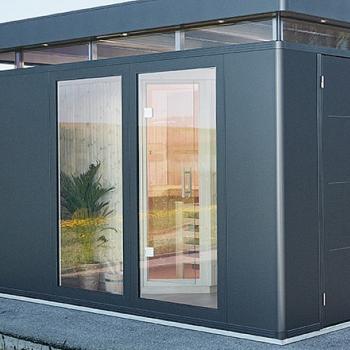 Biohort Presklená stena k domčeku Biohort Casanova (tmavo sivá metalíza) obrázok