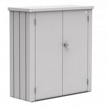 Biohort Skrinka na terasu Biohort Romeo M 132 x 57 x 140 (strieborná metalíza) M (3 krabice) obrázok