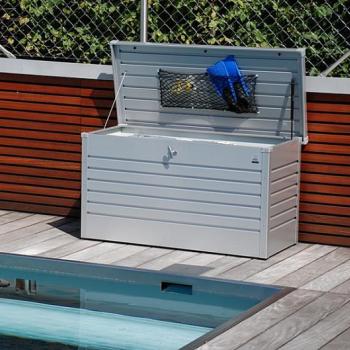 Biohort Vonkajší úložný box FreizeitBox 201 x 79 x 83 (strieborná metalíza) obrázok