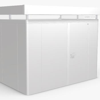 Biohort Záhradný domček BIOHORT CasaNova 330 x 230 (strieborná metalíza) orientace dverí vľavo obrázok