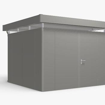 Biohort Záhradný domček BIOHORT CasaNova 330 x 330 (sivá kremeň metalíza) orientace dverí vľavo obrázok