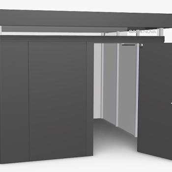 Biohort Záhradný domček BIOHORT CasaNova 330 x 330 (tmavo sivá metalíza) orientace dverí vľavo obrázok