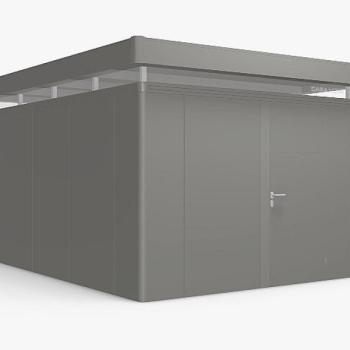 Biohort Záhradný domček BIOHORT CasaNova 330 x 430 (sivá kremeň metalíza) orientace dverí vľavo obrázok