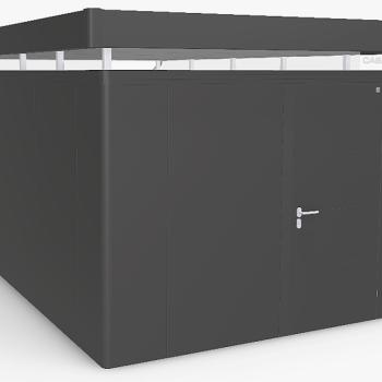 Biohort Záhradný domček BIOHORT CasaNova 330 x 530 (tmavo sivá metalíza) orientace dverí vľavo obrázok