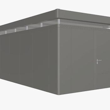 Biohort Záhradný domček BIOHORT CasaNova 330 x 630 (sivá kremeň metalíza) orientace dverí vľavo obrázok