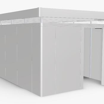 Biohort Záhradný domček BIOHORT CasaNova 330 x 630 (strieborná metalíza) orientace dverí vľavo obrázok