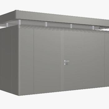 Biohort Záhradný domček BIOHORT CasaNova 430 x 230 (sivá kremeň metalíza) orientace dverí vľavo obrázok