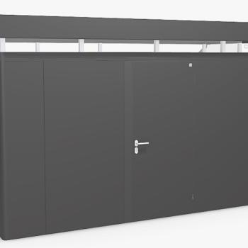 Biohort Záhradný domček BIOHORT CasaNova 430 x 230 (tmavo sivá metalíza) orientace dverí vľavo obrázok