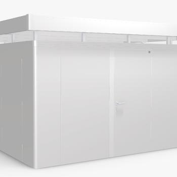 Biohort Záhradný domček BIOHORT CasaNova 430 x 430 (strieborná metalíza) orientace dverí vpravo obrázok