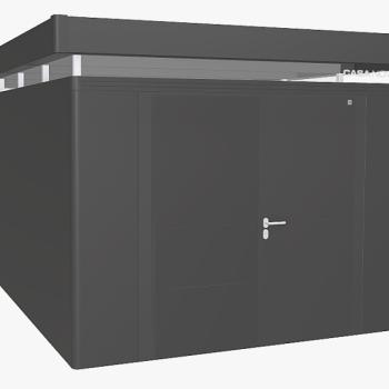 Biohort Záhradný domček BIOHORT CasaNova DUO 330 x 530 (tmavo sivá metalíza) orientace dverí vľavo obrázok