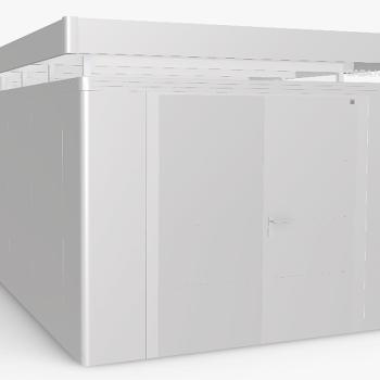 Biohort Záhradný domček BIOHORT CasaNova DUO 330 x 630 (strieborná metalíza) orientace dverí vľavo obrázok