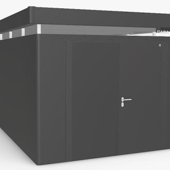 Biohort Záhradný domček BIOHORT CasaNova DUO 330 x 630 (tmavo sivá metalíza) orientace dverí vľavo obrázok