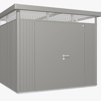 Biohort Záhradný domček BIOHORT HighLine DUO H3 275 x 235 (sivá kremen metalíza) obrázok