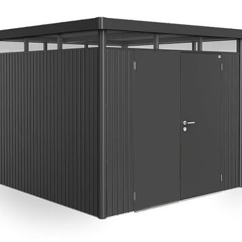 Biohort Záhradný domček BIOHORT HighLine DUO H4 275 x 275 (tmavo sivá metalíza) obrázok