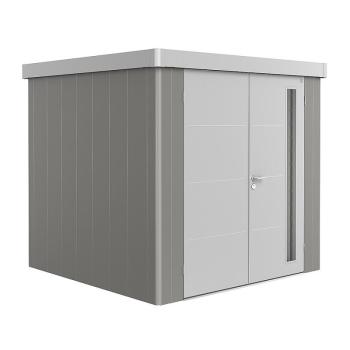 Biohort Záhradný domček BIOHORT NEO DUO 2B 236 x 236 (sivý kremeň metalíza / strieborná metalíza) obrázok
