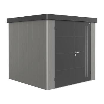 Biohort Záhradný domček BIOHORT NEO DUO 2B 236 x 236 (sivý kremeň metalíza / tmavo šedá metalíza) obrázok