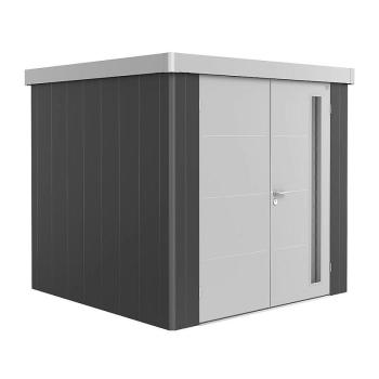 Biohort Záhradný domček BIOHORT NEO DUO 2B 236 x 236 (tmavo šedá metalíza / strieborná metalíza) obrázok