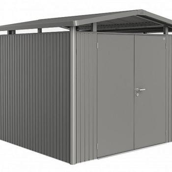 Biohort Záhradný domček BIOHORT Panorama DUO P5 273 x 318 (sivý kremen metalíza) obrázok