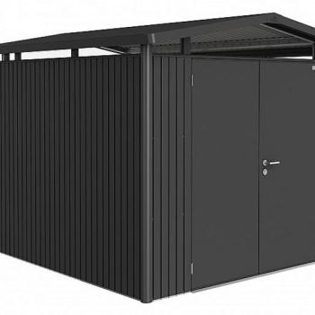 Biohort Záhradný domček BIOHORT Panorama DUO P5 273 x 318 (tmavo sivá metalíza) obrázok