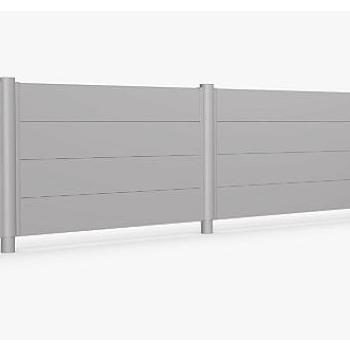 Biohort Zástena na ochranu súkromia 90 cm (strieborná metalíza) - rôzne dĺžky dĺžka 100 cm obrázok