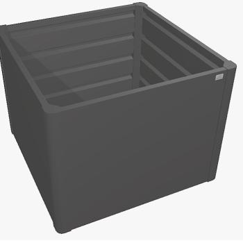 Biohort Zvýšený truhlík na zeleninu 1 x 1 (tmavo sivá metalíza) 1 x 1 (2 krabice) obrázok