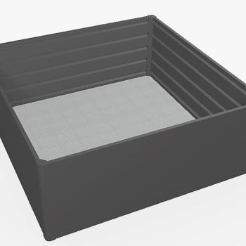 Biohort Zvýšený truhlík na zeleninu 2 x 2 (tmavo sivá metalíza) 2 x 2 (2 krabice) obrázok