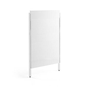 Bočný panel pre obojstranný regál do predajne SHOP, 1500x900 mm, biela obrázok