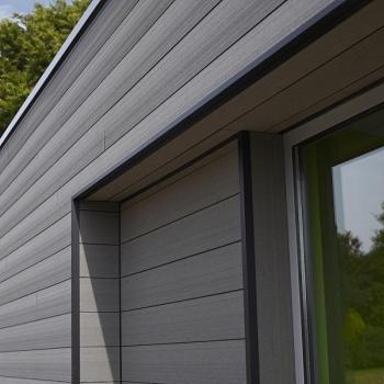 DECEUNINCK Obkladové fasádne doska Deceuninck Twinson Wall 9576, 13,5x166,5x6000 mm, Šedá bridlice 510 13,5 x 166,5 x 6000 mm obrázok
