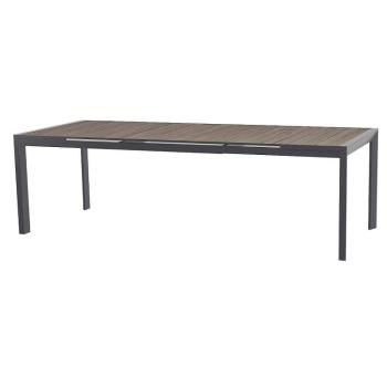 DEOKORK DOPREDAJ Hliníkový stôl LIVORNO 214/274x110 cm (antracit) obrázok