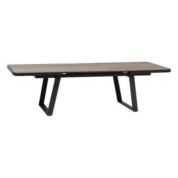 DEOKORK Hliníkový stôl GALIA 220/280x113 cm (antracit) obrázok