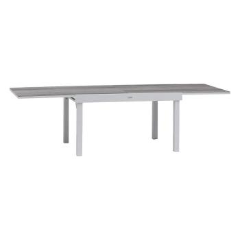 DEOKORK Hliníkový stôl VALENCIA 135/270 cm (biela) obrázok