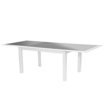 DEOKORK Hliníkový stôl VERMONT 216/316 cm (biela) obrázok