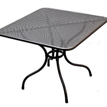 DEOKORK Kovový stôl 105 x 105 cm obrázok