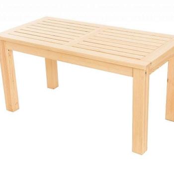 DEOKORK Masívny záhradný stôl z borovice LONDON (32 mm) - rôzne dĺžky 180 cm obrázok