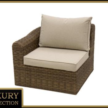 DEOKORK Ratanové PRAVÉ ukončenie BORNEO LUXURY (hnedá) obrázok