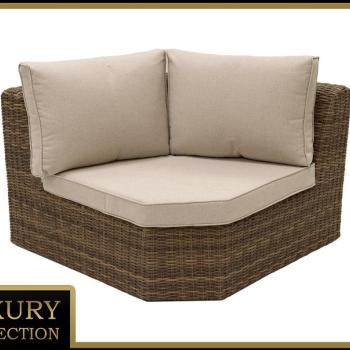 DEOKORK Ratanový rohový diel BORNEO LUXURY (hnedá) obrázok