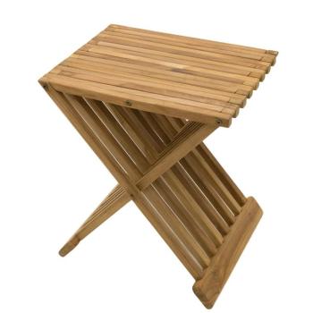 DEOKORK Záhradný odkládací stolík FLOW (teak) obrázok