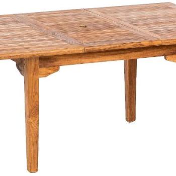 DEOKORK Záhradný stôl obdĺžnikový ELEGANTE (rôzne dĺžky) 180/240x120 cm obrázok