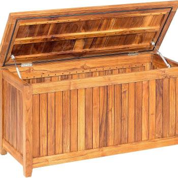 DEOKORK Záhradný teakový box LEONARDO 120 cm obrázok