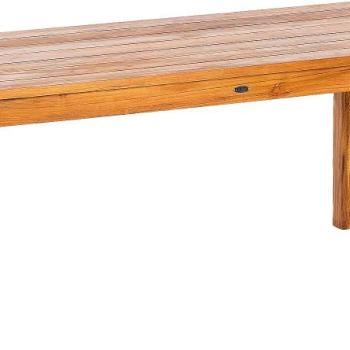 DEOKORK Záhradný teakový stôl GIOVANNI (rôzne dĺžky) 180x75 cm obrázok