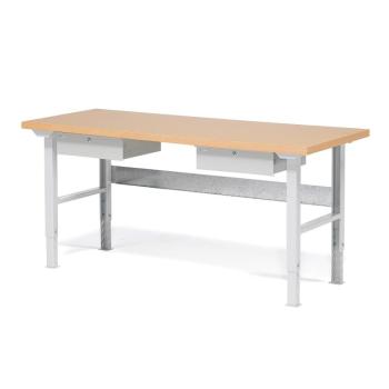 Dielenský stôl Robust s 2 zásuvkami, 2000x800 mm obrázok