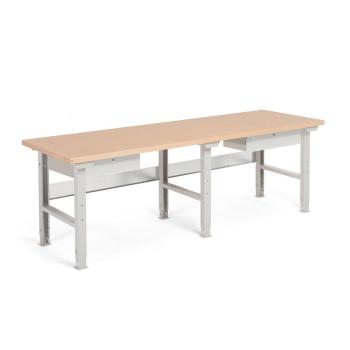 Dielenský stôl Robust s 2 zásuvkami, 2500x800 mm obrázok
