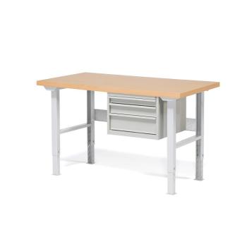 Dielenský stôl Robust s 3 zásuvkami, 1500x800 mm obrázok