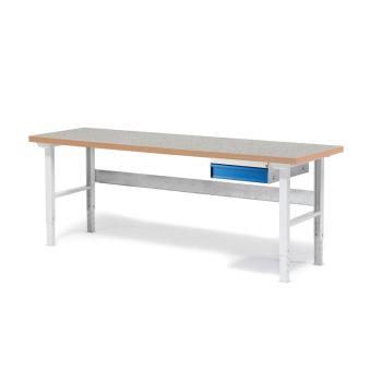 Dielenský stôl SOLID 750, so zásuvkou, nosnosť 750 kg, 2000x800 mm, vinyl obrázok