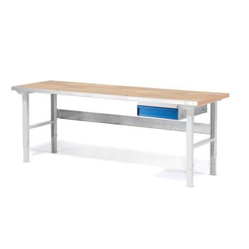 Dielenský stôl Solid so zásuvkou, nosnosť 750 kg, 2000x800 mm, dub obrázok