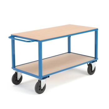 Dielenský vozík SEDAN, 1400x700 mm, nosnosť 600 kg, bez bŕzd obrázok