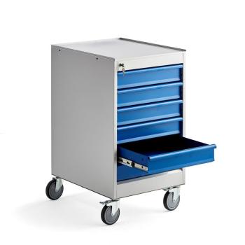 Dielenský zásuvkový kontajner SOLID, 6 zásuviek, 960x535x670mm obrázok