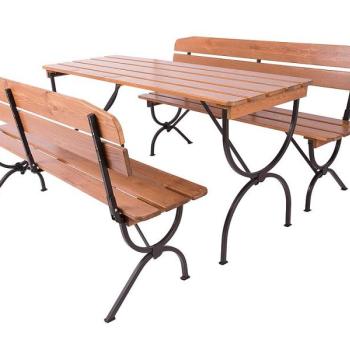 Drevená záhradná zostava NAXOS 1+2 (180 cm) obrázok
