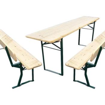 Drevený pivný set s opierkou Farblos 2200 x 700 mm obrázok