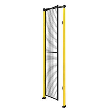 Dvere X-GUARD, vrátane stĺpikov a pletiva, s rámom, 2000x900 mm obrázok